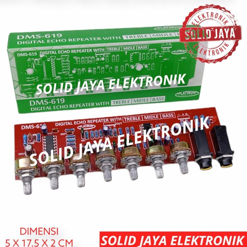 ➬ KIT DIGITAL ECHO REPEATER PLUS TREABLE MIDLE MIDDLE BASS MIC KARAOKE PREAMP PRE AMP PRE-AMP MICROP