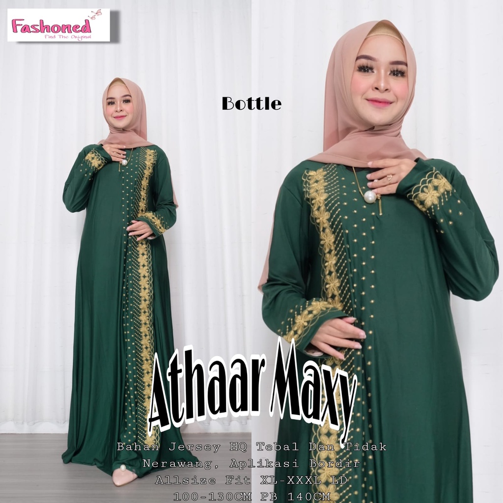 Athaar Maxy Gamis Muslim Jumbo Ld 100 - 130 Premium dress muslim jumbo xxxl ld 130cm gamis bordir pesta turki maxy gamis lebaran terbaru dress seragaman pengajian arabiana dress arab gamis arabian jumbo ld 130 polos jersey jumbo murah gamis remaja grosir