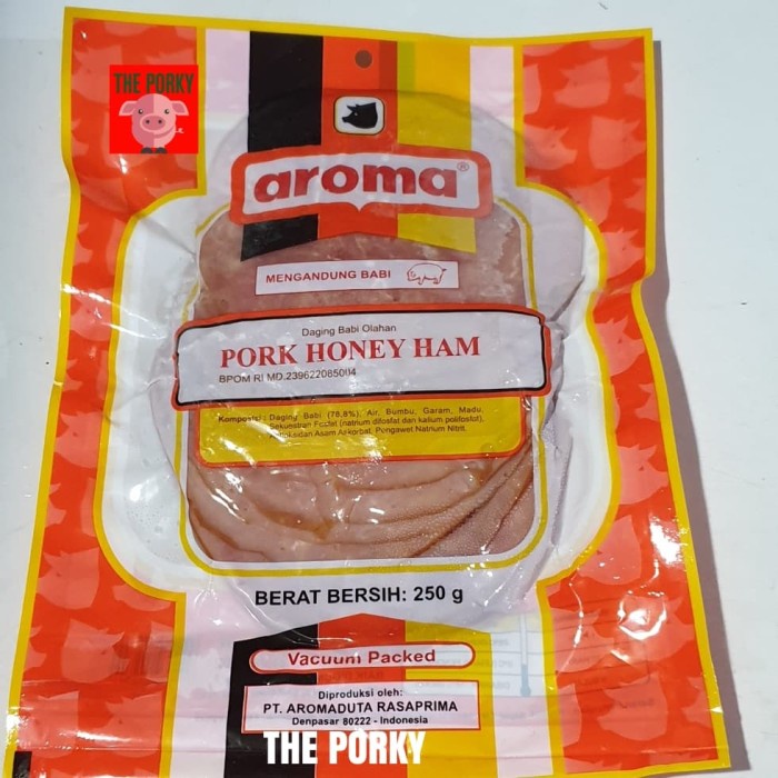 

Pork Honey Ham Aroma Bali 250Gram