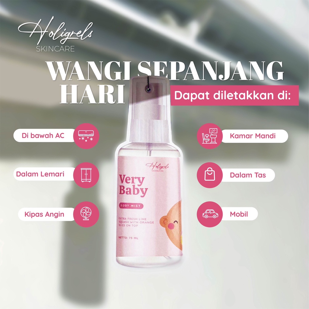 READY! AIR FRESHENER PARFUM GANTUNG HOLIGRELS PEWANGI RUANGAN AC MOBIL KIPAS ANGIN LEMARI KAMAR MANDI