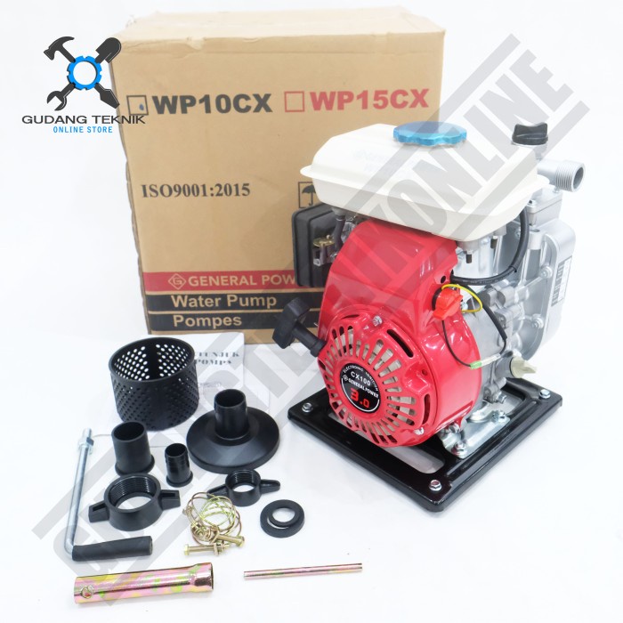 (GENERAL) Water Pump Saluran Pengairan 1" WP10CX 1.5" WP15CX GENERAL / Mesin Waterpump Alkon Pompa A