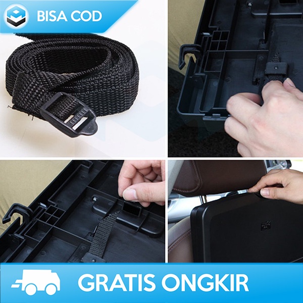 MEJA LIPAT MOBIL SEAT ORGANIZER MULTIFUNGSI DINING TRAY FOLDABLE 1909