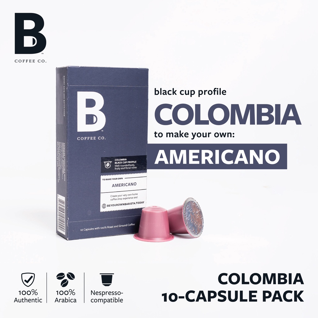 Jual B Coffee Co. Colombia Americano Kopi Kapsul Nespresso Compatible ...