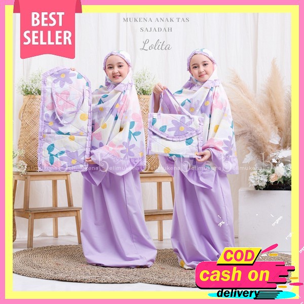 Mukena Anak | Mukena Bayi Ruffle | Mukena Baby Size 3 Bln -3 ½ Tahun Bahan Adem Ngpress Dan Elastis 