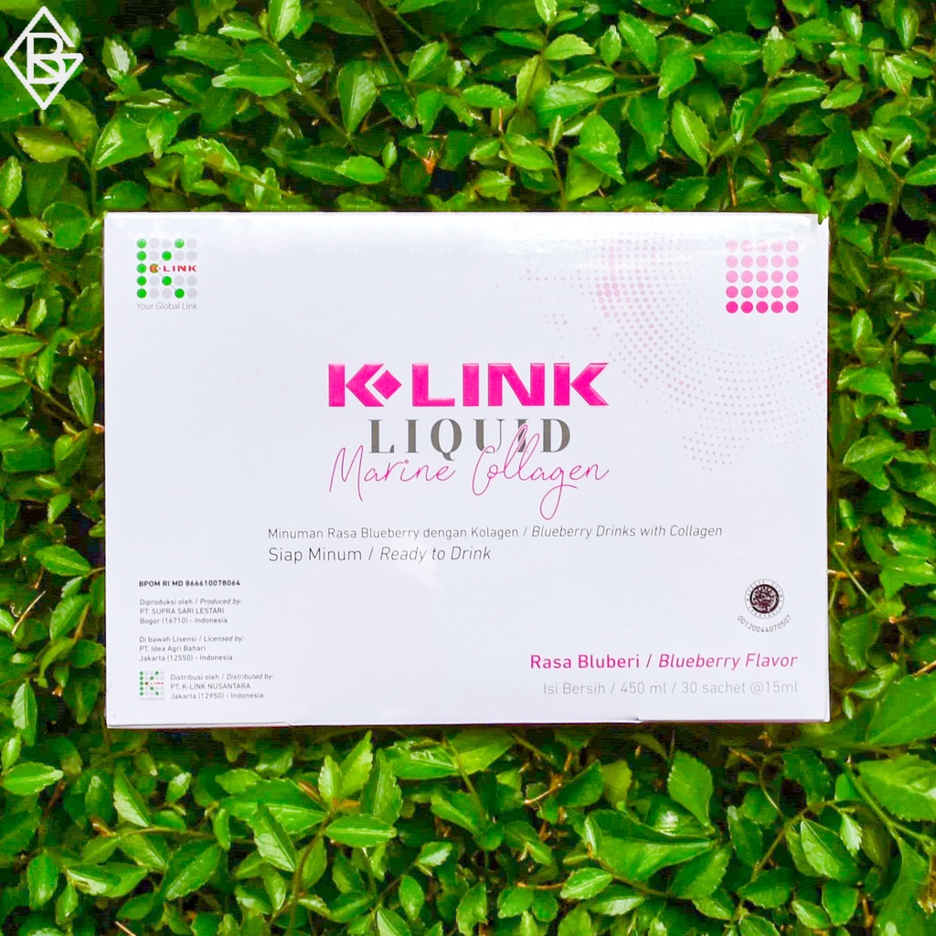 K-Link Liquid Marine Collagen 30 Sachet @ 15ml | COLLAGEN KLINK | ISI 30 SACHET