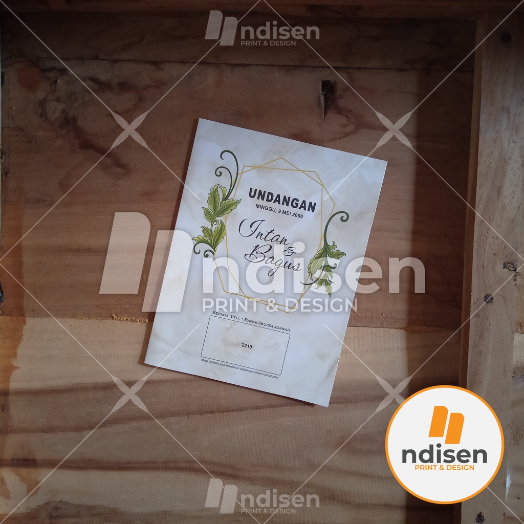 BLANGKO UNDANGAN ERBA 2210 MURAH BANGET 1 PAK ISI 100 FREE PLASTIK OPP