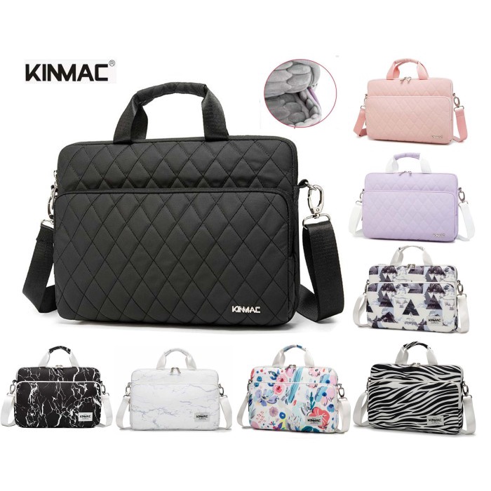 Tas Laptop Macbook KINMAC 14 inch +Longstrap Shockproof white