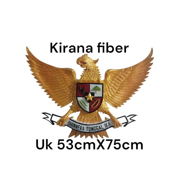Garuda pancasila ukir fiber