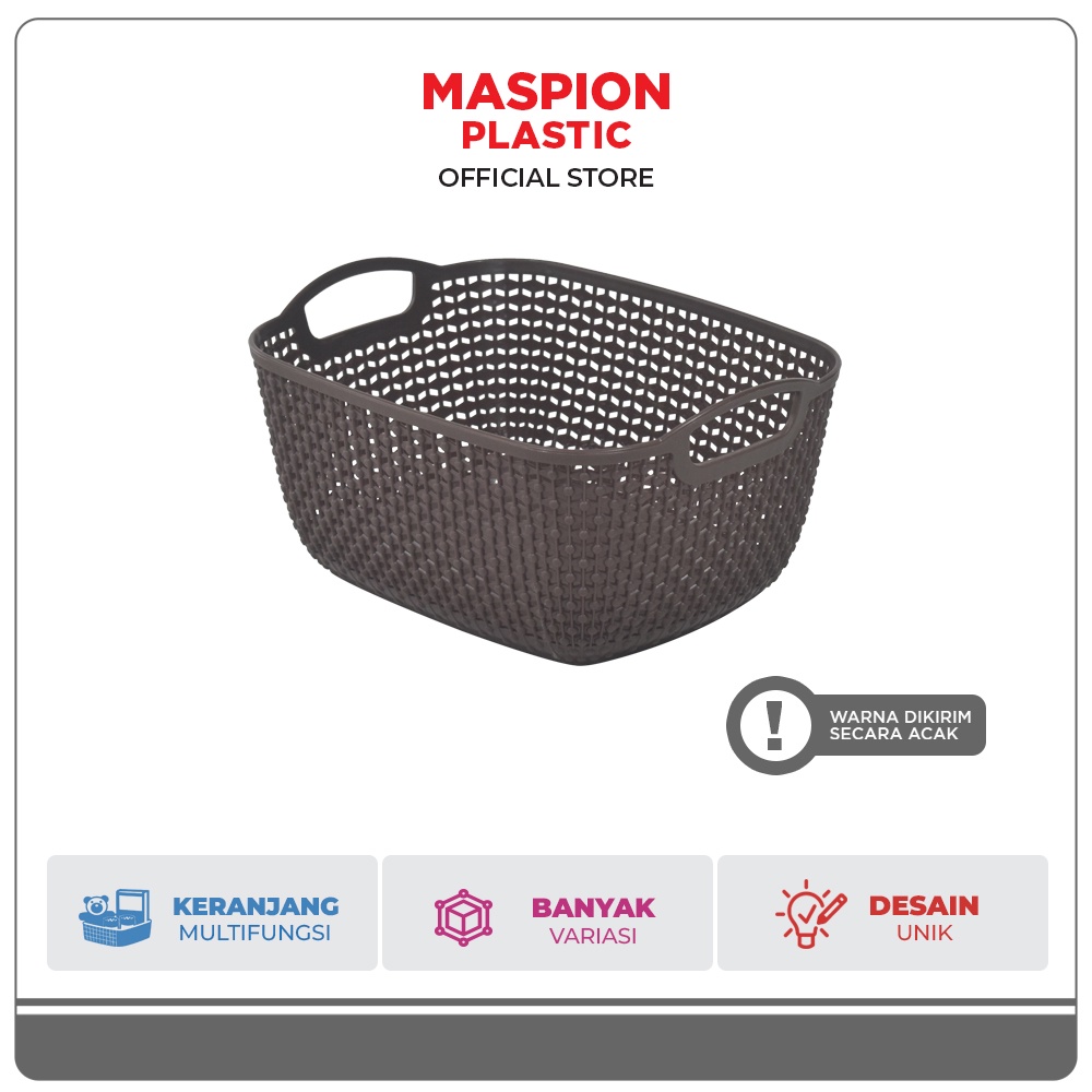 Maspion Keranjang Plastik Serbaguna Boba Basket Small