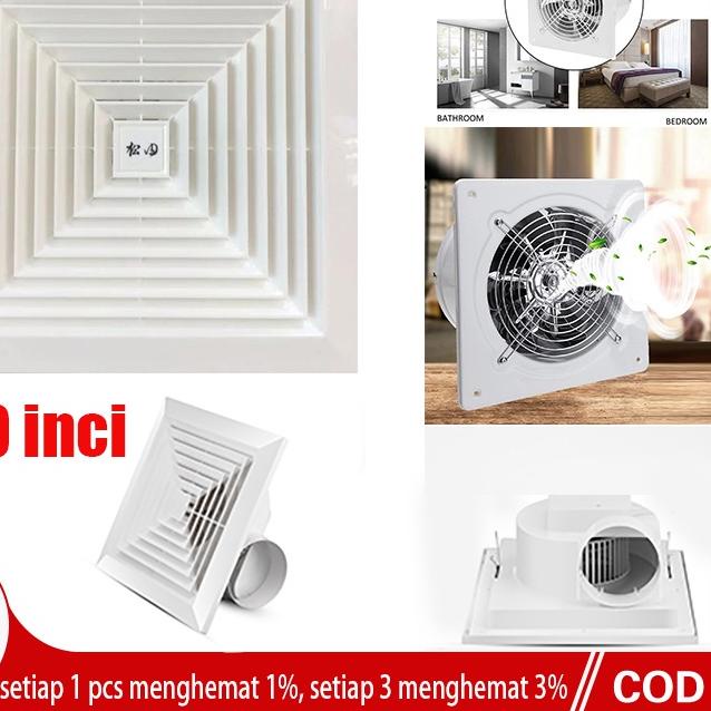 ✽ 12 inch Exhaust Fan Ceiling Plafon Exhaust Fan / Kipas Angin 10/8 Inch ♠