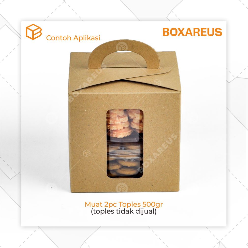 Box, Packing, Kemasan, Dus, Toples Box, Cake Box, Gift Box | TB141414 (20pc)