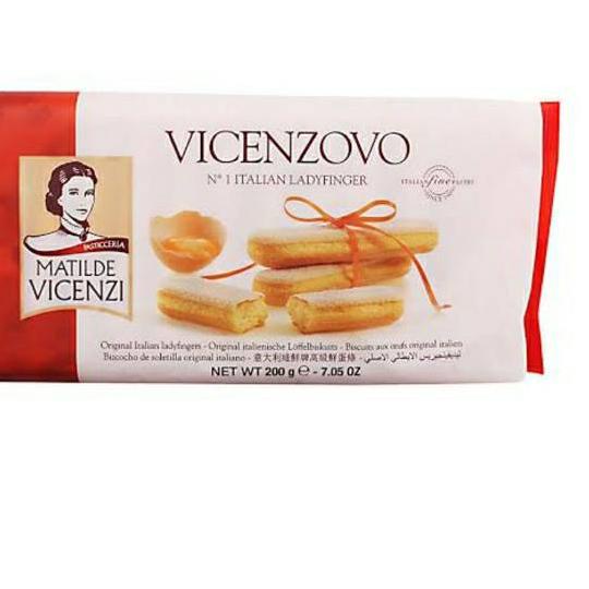 

Promo⚡️-Vicenzovo Biskuit tiramisu / biskuit ladys finger vicenzovo 200gr