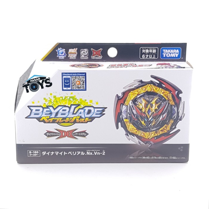 Terlaris Beyblade Burst Db S6 B-180 Booster Dynamite Belial Takara Tomy