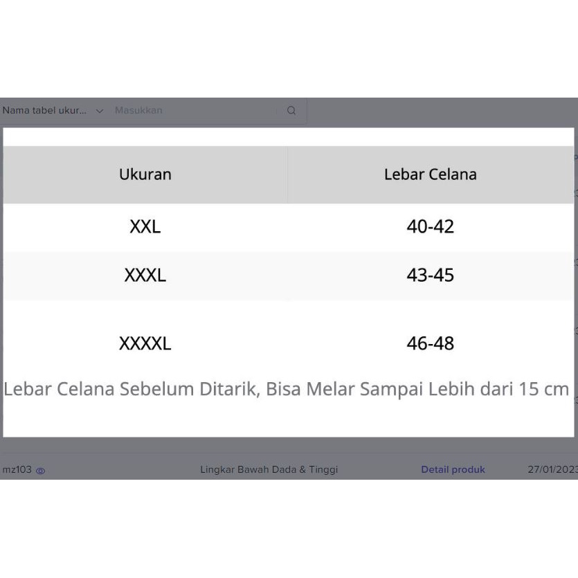 Celana Dalam Pria Jumbo GT MAN MBS 01 | CD Big Size Laki Laki Dewasa MBS01 GTMAN Pakaian Dalam Underwear | Sguna