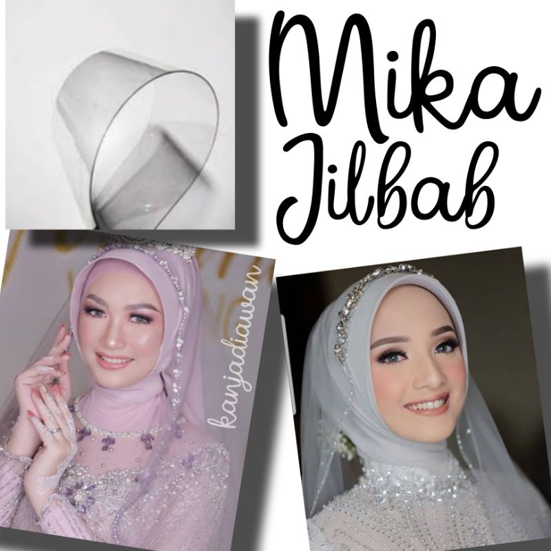 1 pcs Mika Hijab Perapih Jilbab Pengantin Wedding Hijab Ciput