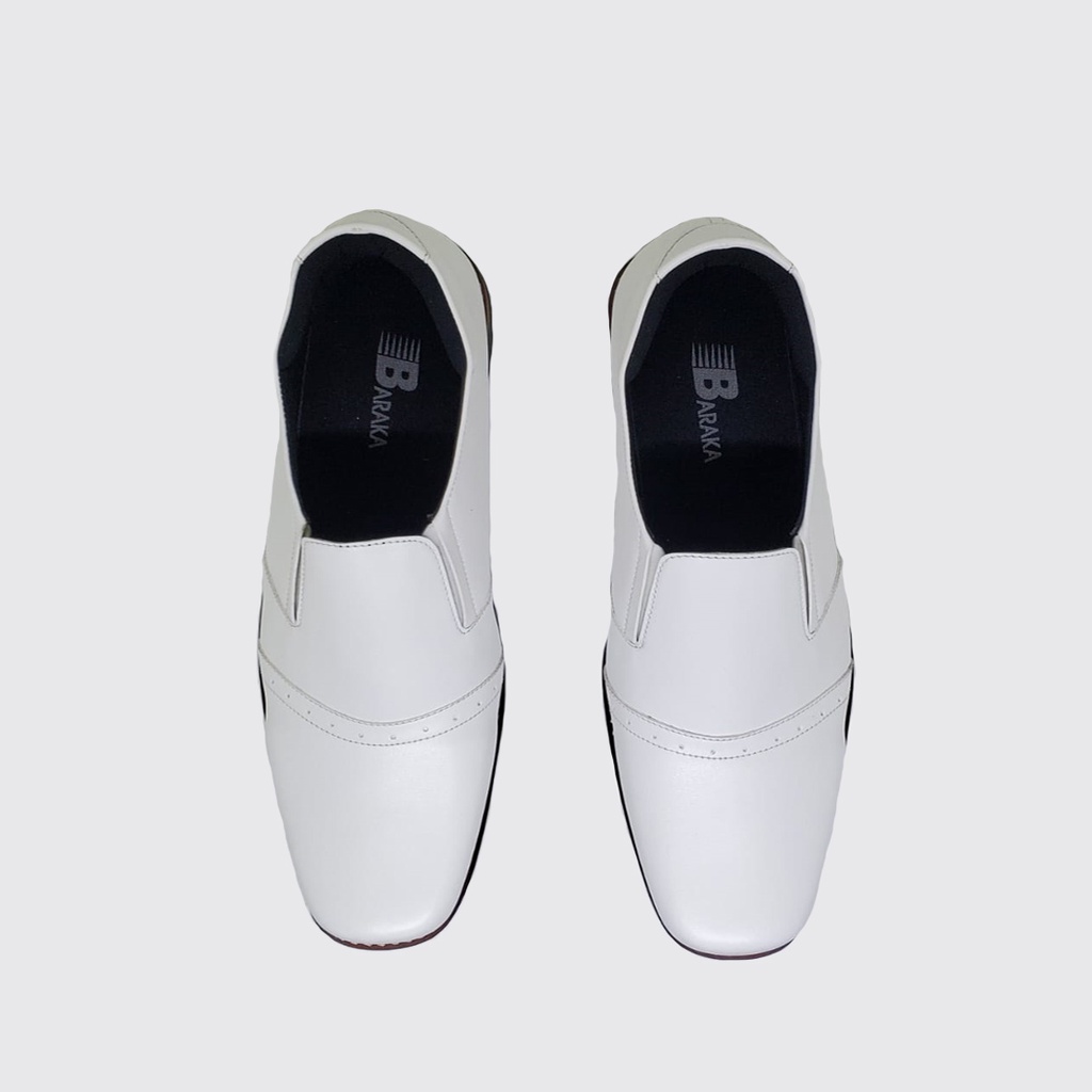 JECKO CHAN X ZAGIB | Sepatu Pria Pantofel Warna Putih Big Size Oxford Slip Formal Ukuran Besar 44-45-46-47-48