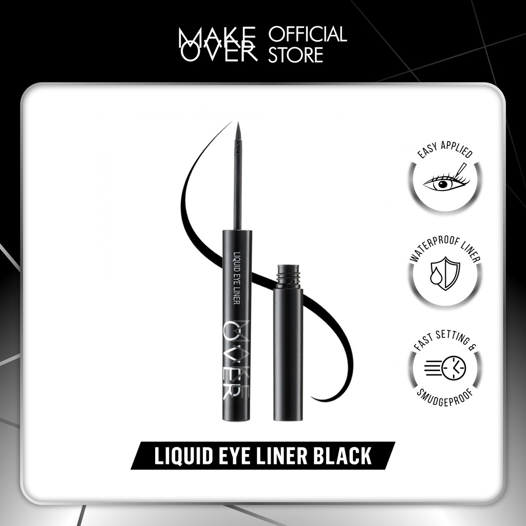 MAKE OVER LIQUID EYE LINER BLACK