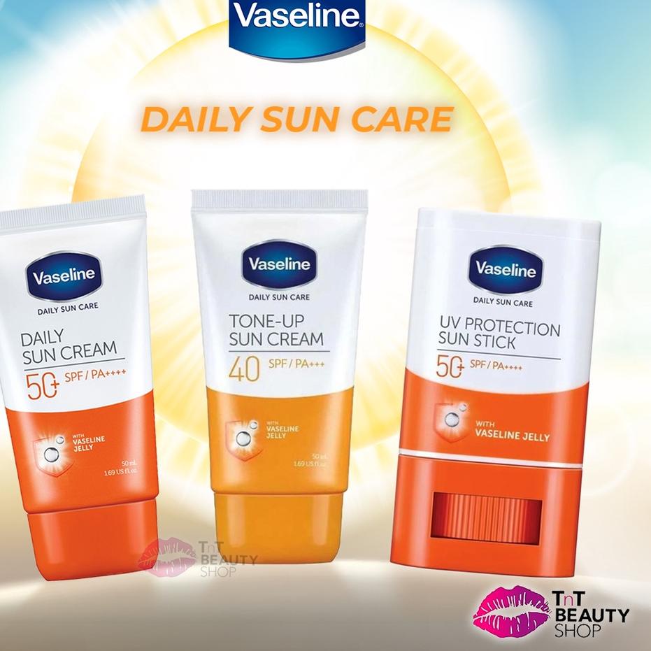 ✮ Vaseline Daily Sun Cream 50ml | Vaseline Tone Up Sun Cream 50 ml | Vaseline UV Protect Sun Stick ♘