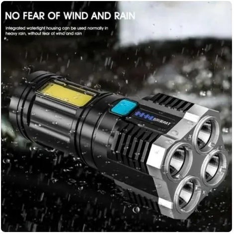 Lampu Senter Sorot Multifungsi Flashlight Anti air Water Resistant