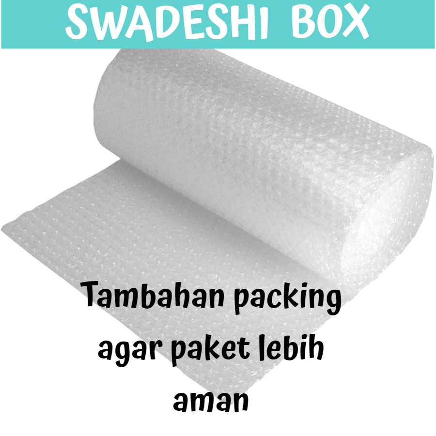 

BUBBLE WRAP TAMBAHAN PACKING UNTUK TRANSAKSI DI ATAS, RP.100.000