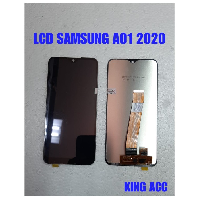 Lcd Touchscreen Samsung Galaxy A01 A015 A015F Soket Big Original