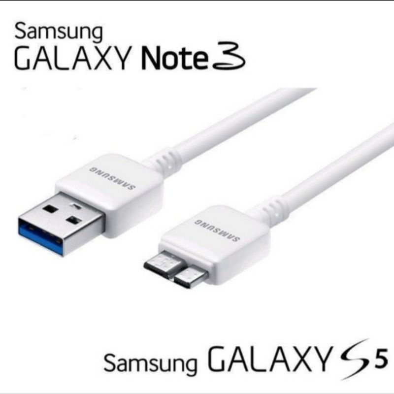 PROMO GROSIR KABEL DATA CHARGER SAMSUNG GALAXY S5/NOTE 3 ORIGINAL NEW BY. SULTAN