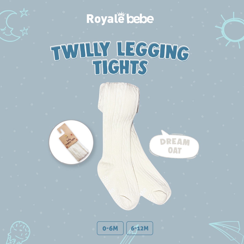 Royale Bebe Twilly Legging Tights Legging Bayi Tutup Kaki