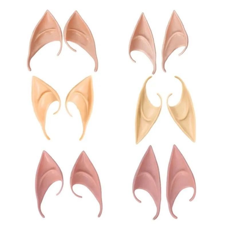 Telinga Elf Peri Cosplay Anime Halloween Silicone Ears Kuping Palsu