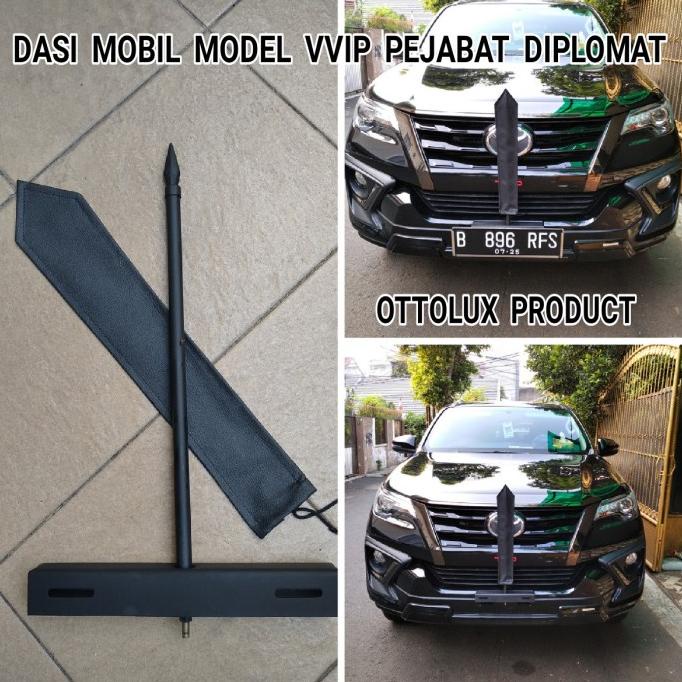 TONGKAT KOMANDO. TIANG BENDERA. DASI MOBIL. MODEL PEJABAT.
