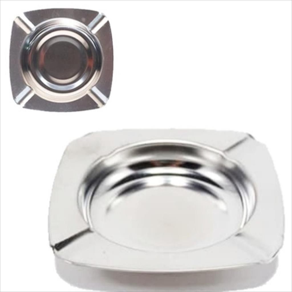 Asbak Kotak Stainless Steel / Asbak Murah / Asbak kaleng / ashtray