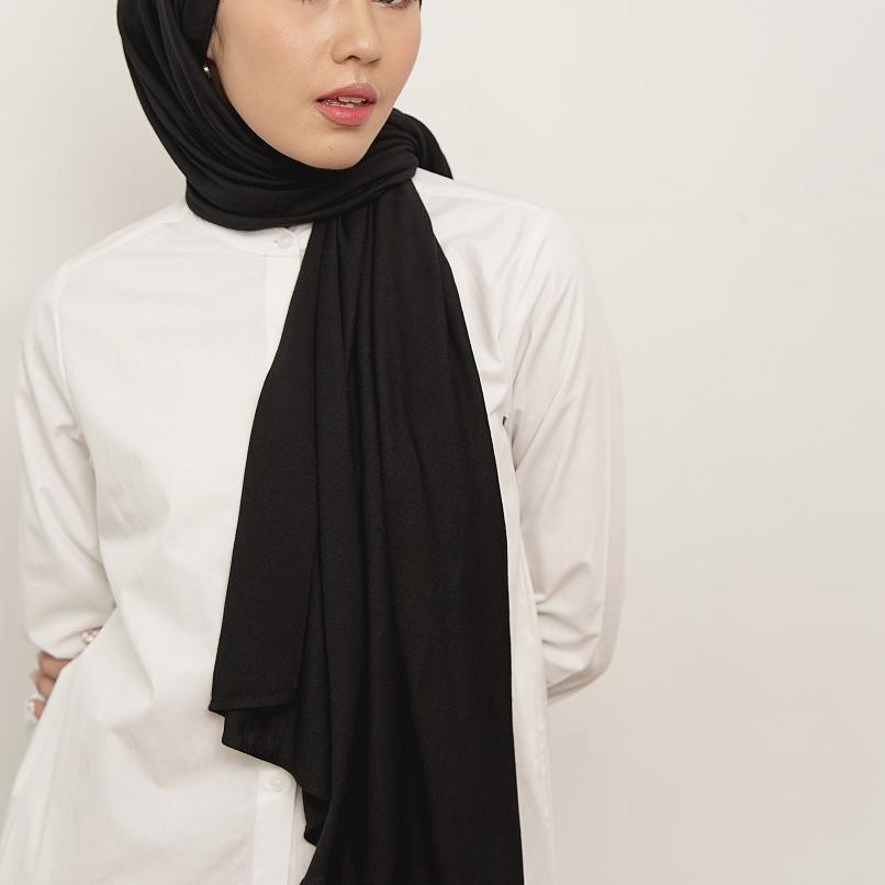 ✱ Dauky Hijab Selendang Pashmina Jersey Knit ♚