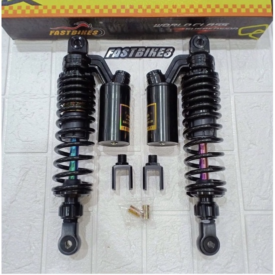 Shockbreaker  FastBikes FB-63 As RAINBOW Series Plus Anting Shockbreaker tabung atas metic bebek 340mm,320mm,280mm universal