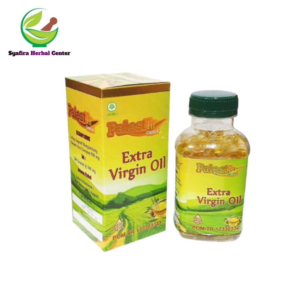 Minyak Zaitun Palestine 200 Kapsul - Zaitun Extra Virgin Palestine - Minyak Zeitun Olive Oil Murni