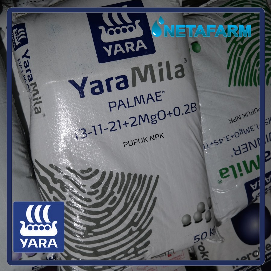 Pupuk NPK 13-11-21 YARAMILA PALMAE Repack 1kg