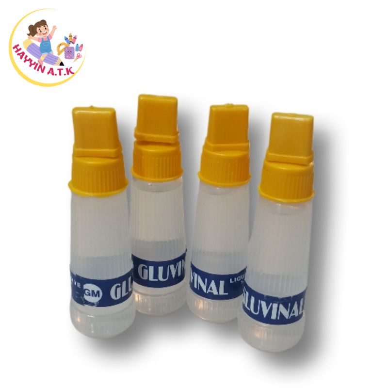 

Lem Cair Gluvinal Kecil / Lem Kertas Povinal Kecil / Lem Gluvinal 22ml