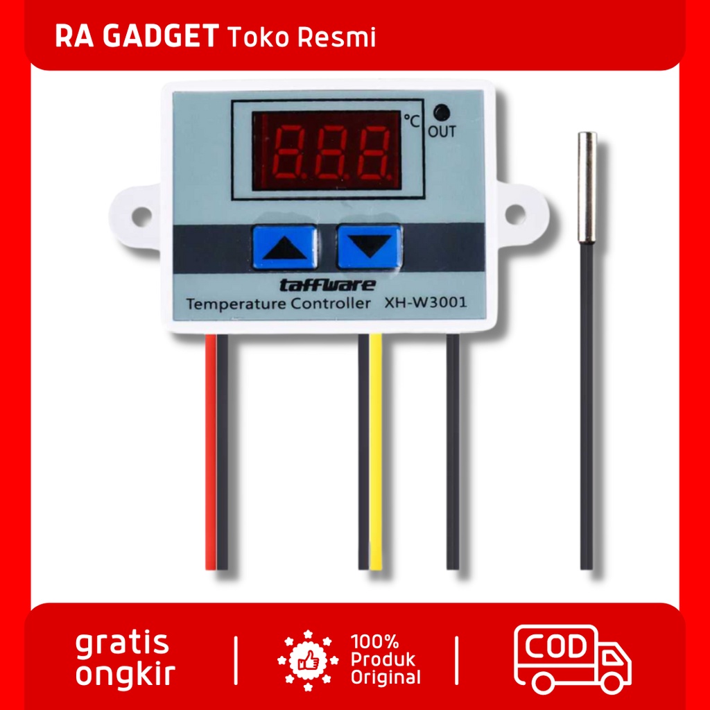 Alat Ukur Pengukur Suhu ruangan Digital / Digital Temperature Control Controller Mesin Penjaga Penga
