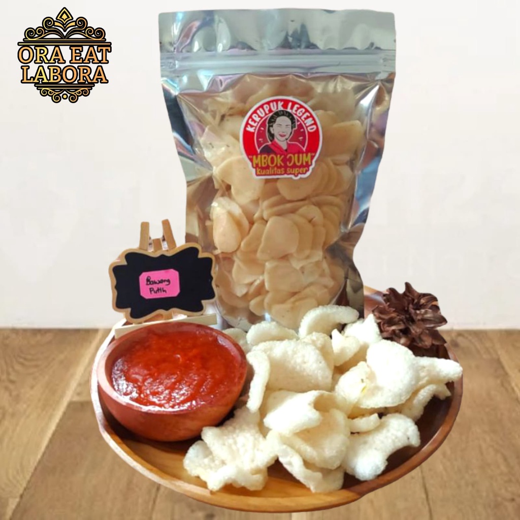 

Kerupuk Mentah Krupuk Kering Kerupuk Jengkol Warna Putih Kualitas Premium - Ora Eat Labora