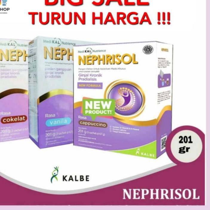 

ⅎ NEPHRISOL 201GR REGULER VANILA COKLAT CAPPUCCINO ⅎ