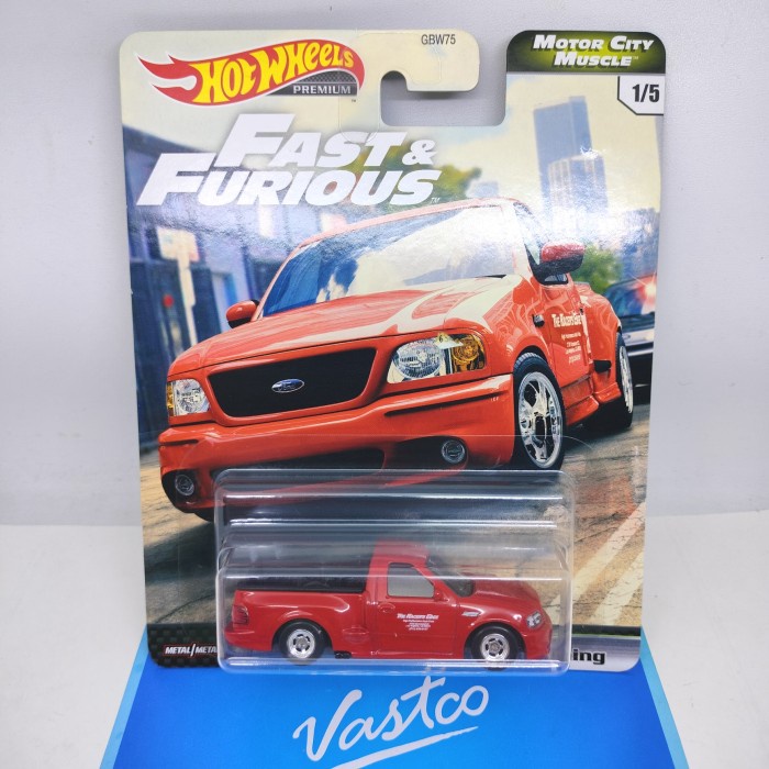 HOT WHEELS FAST & FURIOUS FORD F-150 SVT LIGHTNING HOTWHEELS PREMIUM