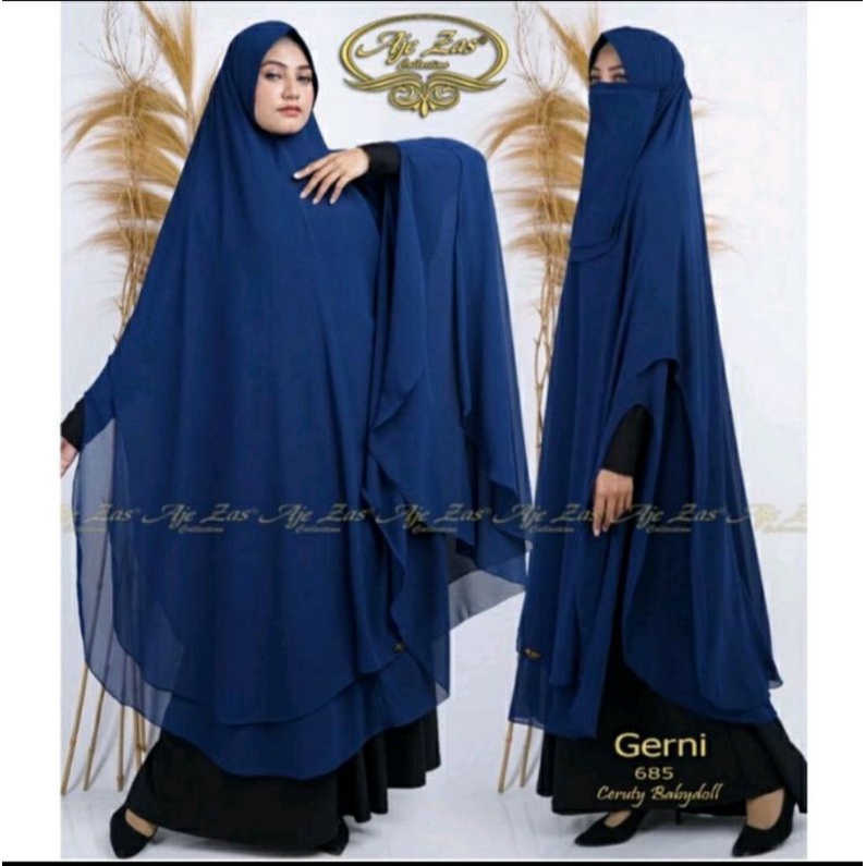 Khimar jumbo /Aje zas /khimar gerni ori aje zas /bergo jumbo ceruty babydoll /khimar jumbo cadar /ji