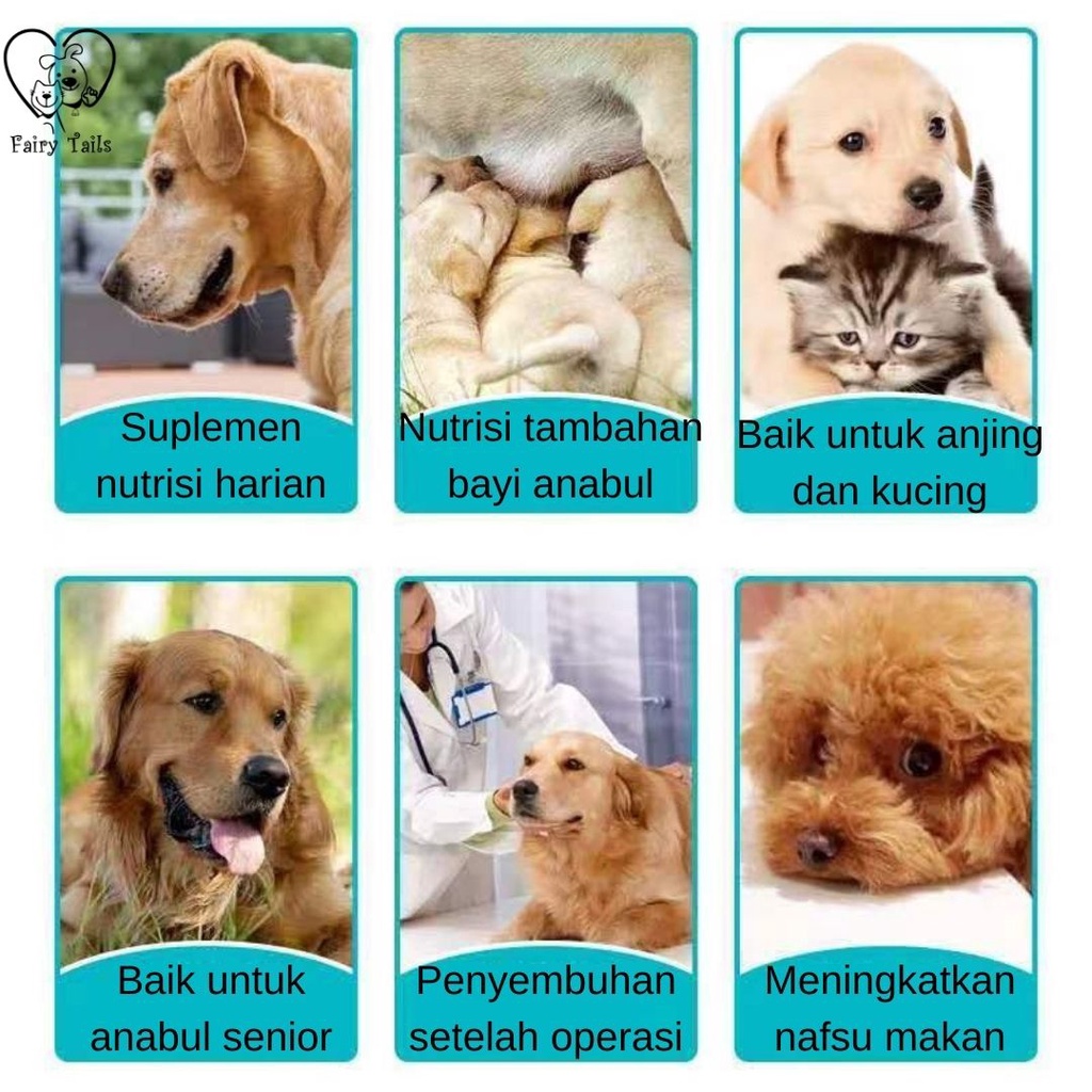 Nutritional Gel Suplemen Nutrisi Tambahan Untuk Menunjang Daya Tahan Tubuh dan Kesehatan Bulu Untuk Anabul Kucing dan Anjing / Nutrition Gel Pasta For Cat and Dog