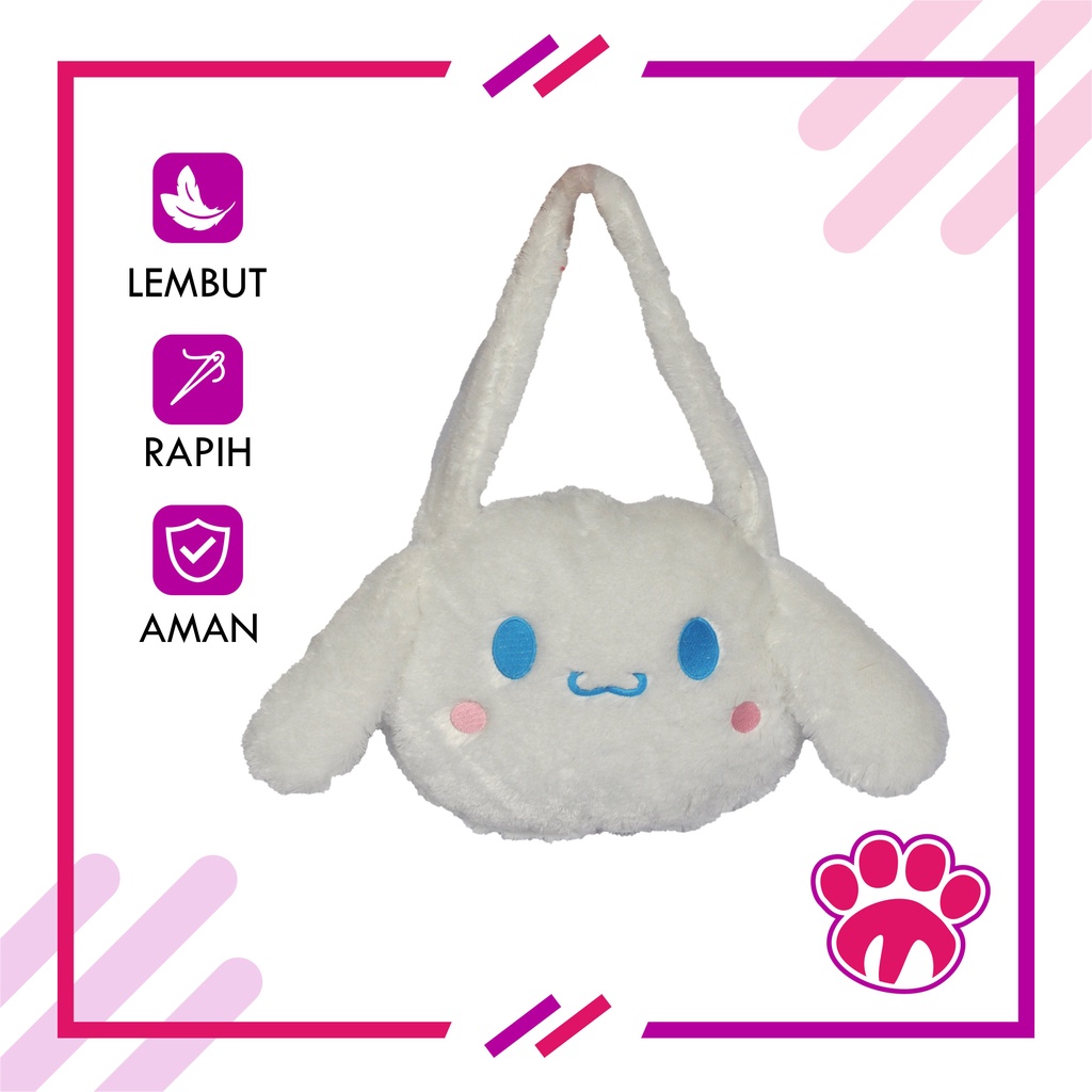 Tas Ransel Gendong Slempang Selempang Bunny Cinnamoroll Kelinci Couple Boneka Anak Dewasa Tiktok Vir