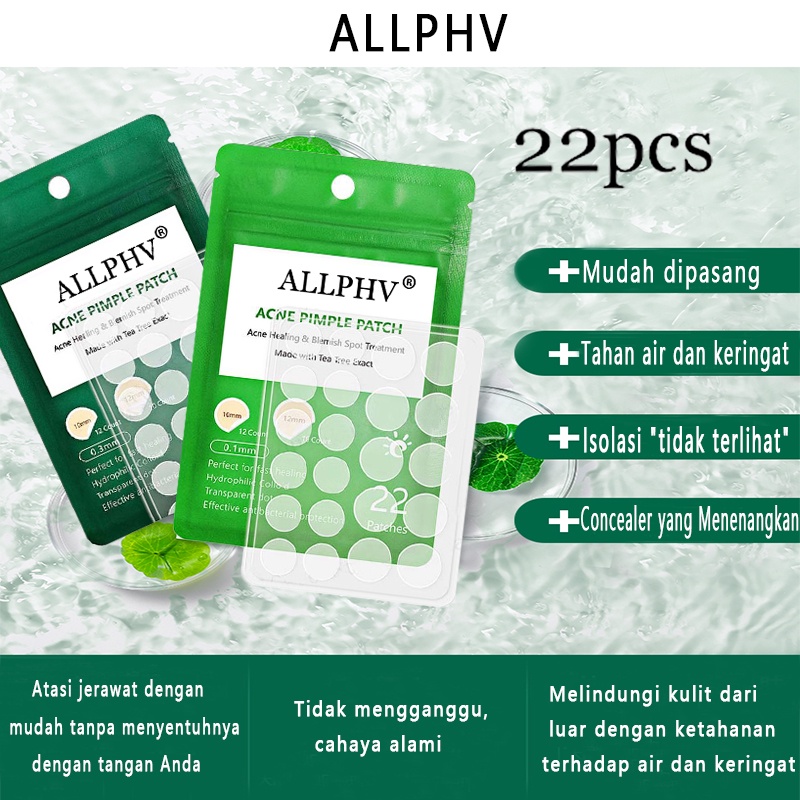 BREYLEE / ALLPHV Acne Pimple Patch Removal Penghilang Jerawat Day Use 0.1mm and Night Use 0.3mm (22 stiker)