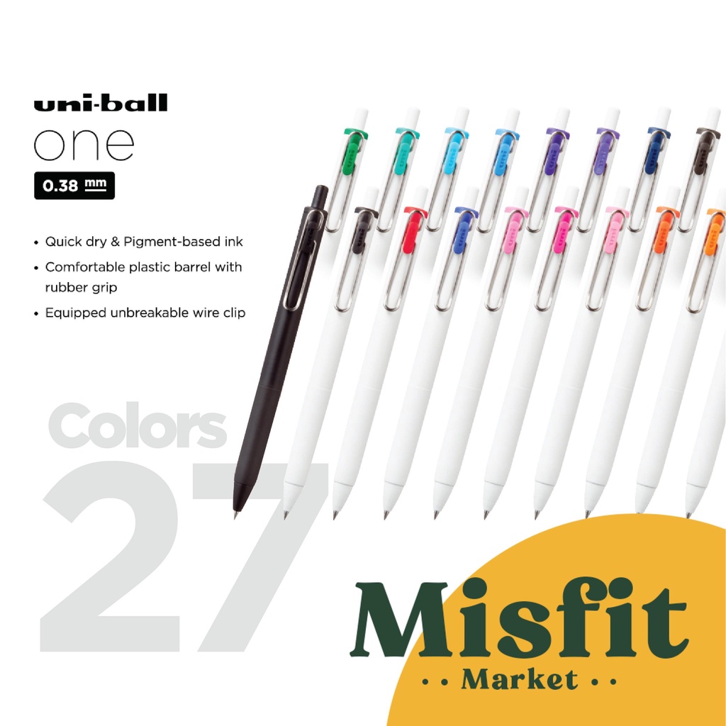 

Uni Ball ONE UMN-S-38 Gel Pen 0.38 mm Uniball Pulpen