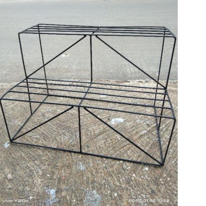 ➺ standing pot minimalis/standing pot tingkat 2susun/ standing pot besi ❋