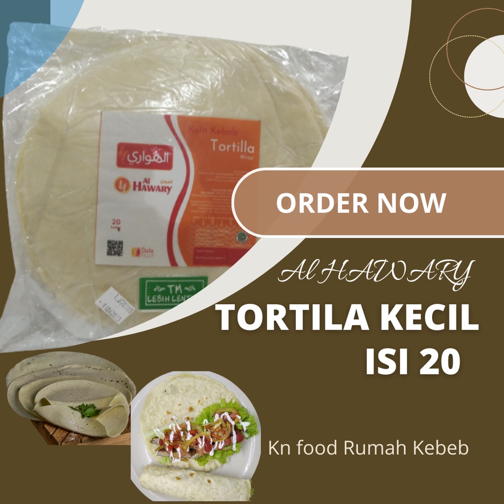 

Tortila Kulit Kebab diameter 20 cm isi 20 - Libanes Kecil KERTAS