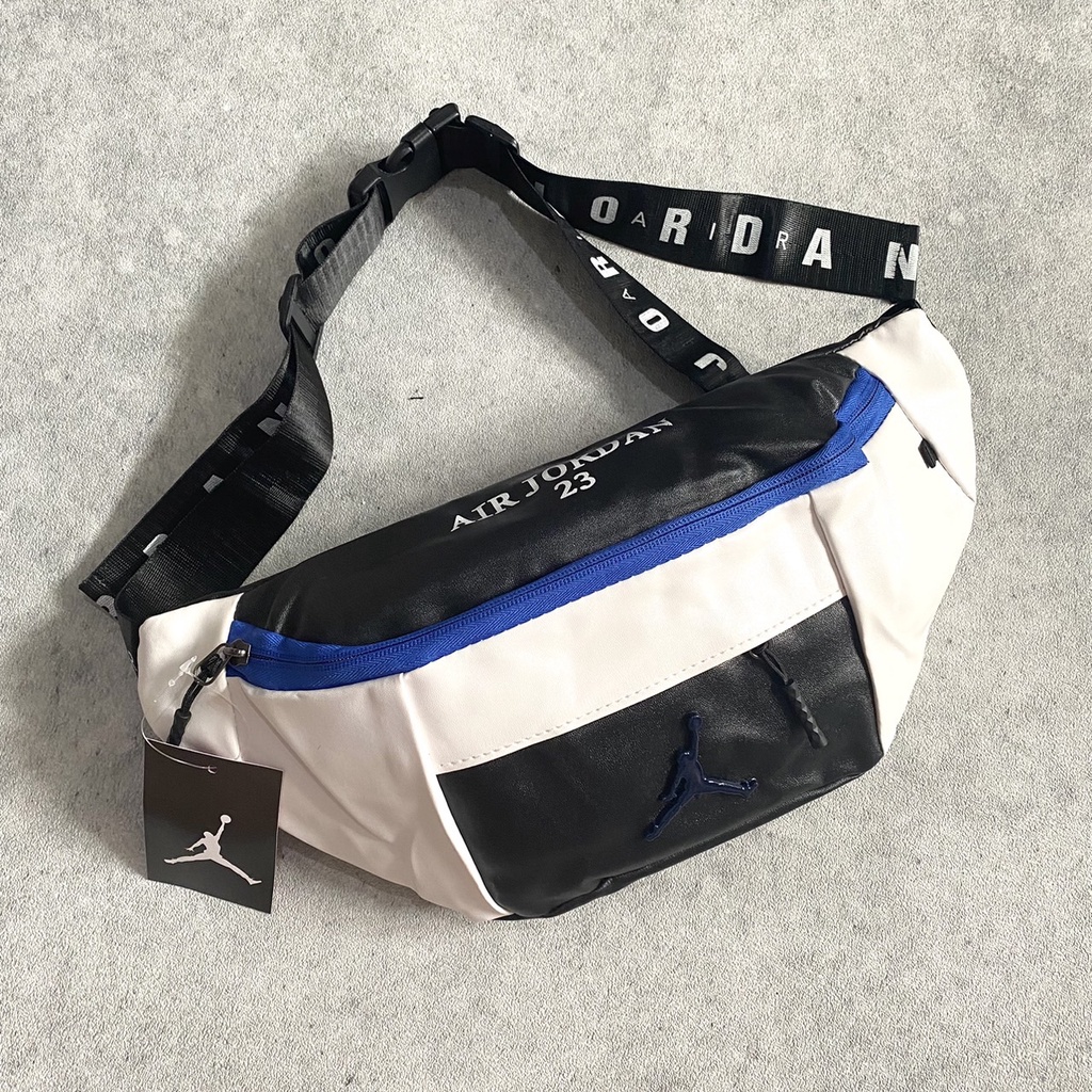 WAISTBAG AIR JORDAN LEATHER PU / TAS JORDAN / WAISTBAG JORDAN