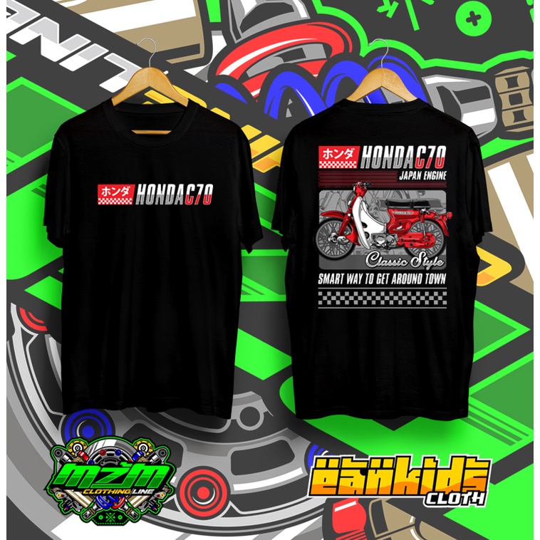 Kaos Pria Distro/Kaos Pria Honda C70 Red/kaos motor C70 red/kaos pria/kaos thailooks/kaos keren/kaos