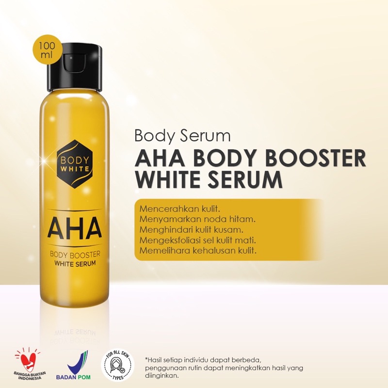 BODY WHITE AHA Body Booster White Serum 100ml/body white/body serum(BWAS) Body Serum