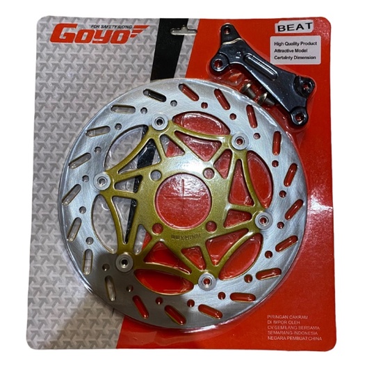 Piringan Cakram Disc GOYO CZR Beat 260mm Discbrake Besar Bulat Kembang Besi Floting vario 110 new scoopy genio